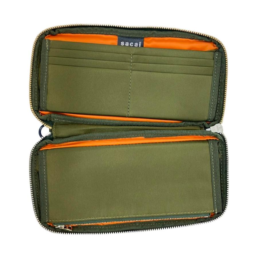 サカイ ラウンドファスナー長財布 ポーターコラボ メンズ Sacai 中古