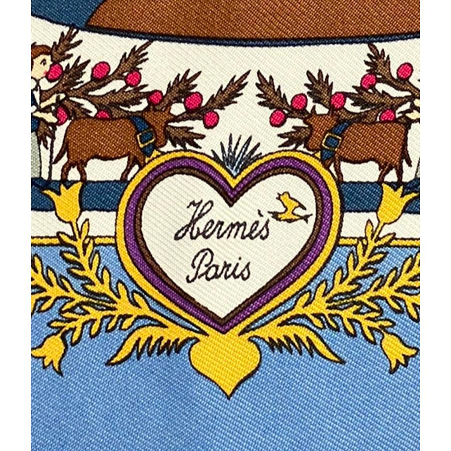 エルメス スカーフ カレ 40 シルク 100% Decoupages レディース HERMES
