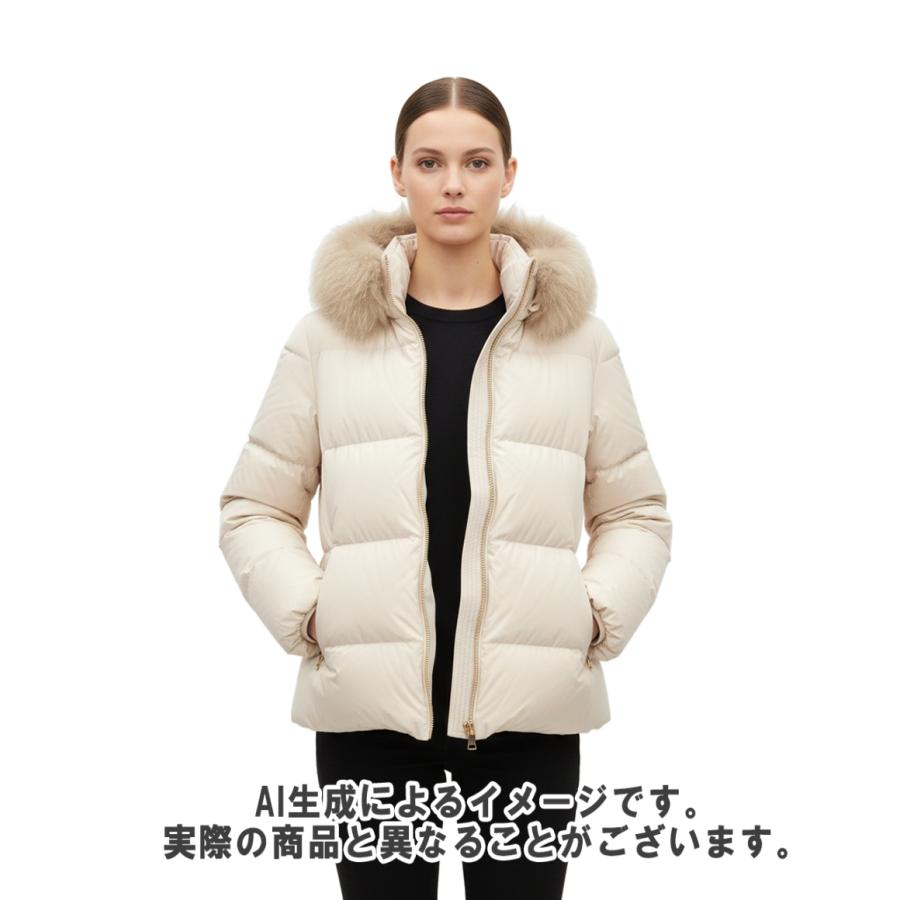 美品 モンクレール ダウンジャケット 24AW ファー タグ付き インポート