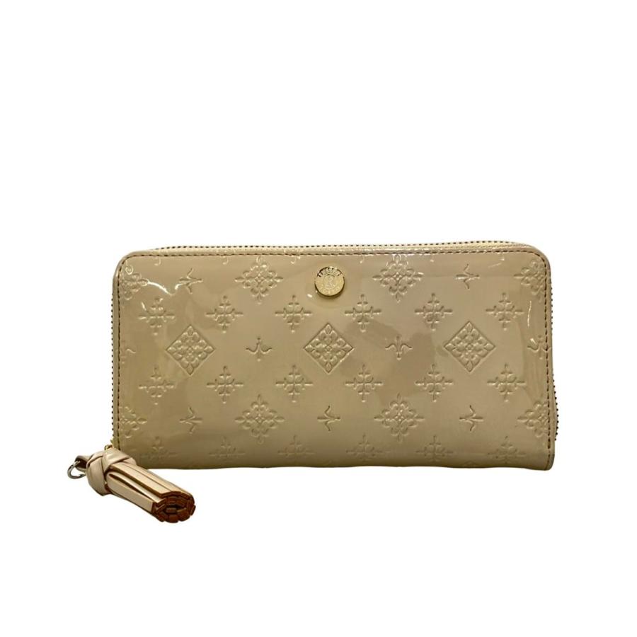 ラシット ラウンドファスナー長財布 レディース russet 中古 : Rehello 