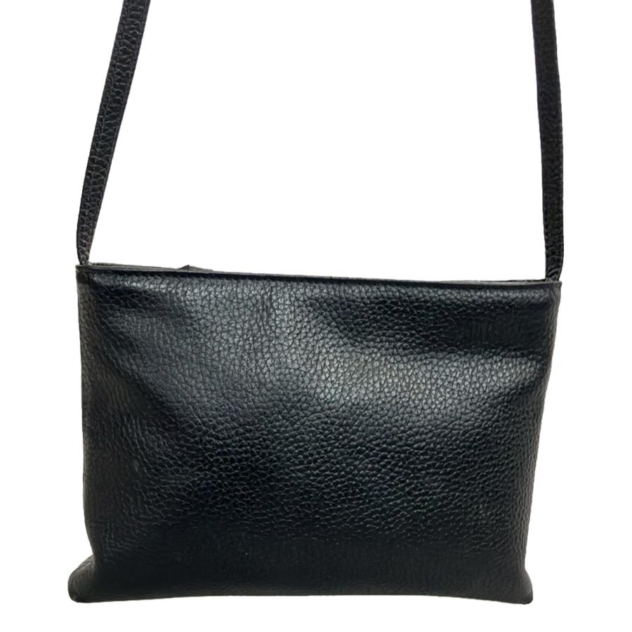 ハッシュタグ　ショルダーバッグ レザーショルダーバッグ ブラック – HushTug