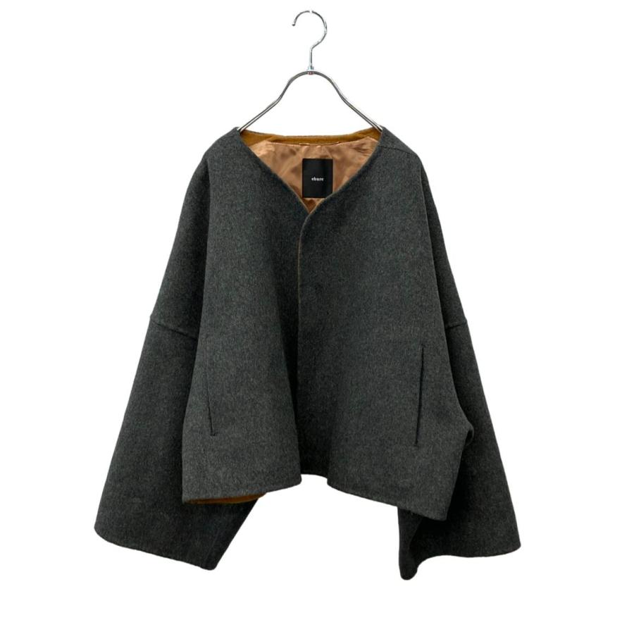 エブール ノーカラーコート 18AW 2810400103 レディース SIZE 36 (S