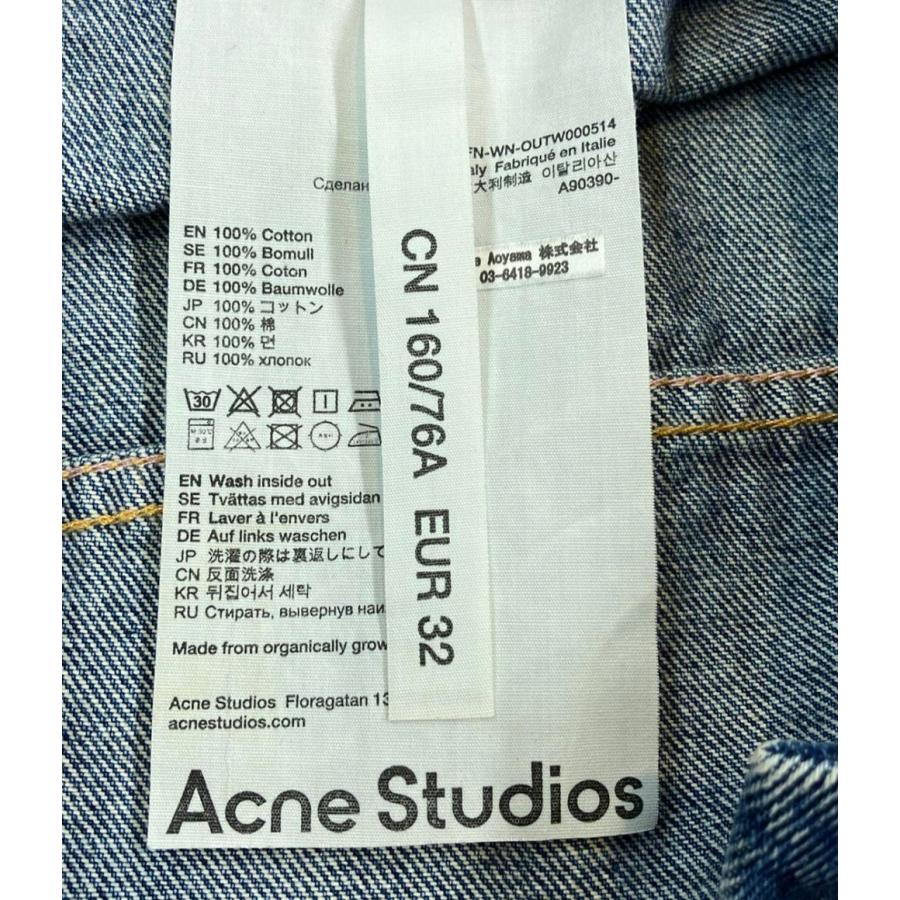 アクネストゥディオズ デニムジャケット レディース SIZE 32 (XS) ACNE