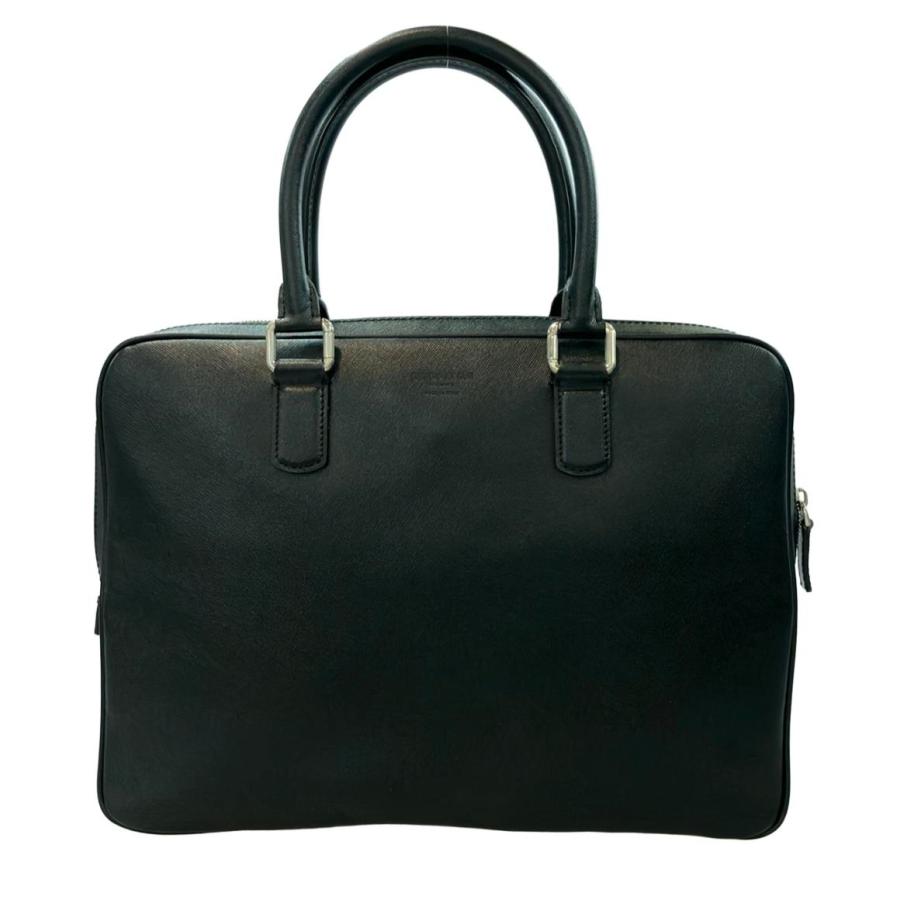 美品✨ジョルジオアルマーニ ビジネスバッグ ブリーフケース 本革 黒 美品 ジョルジオアルマーニ ブリーフケース メンズ GIORGIO ARMANI