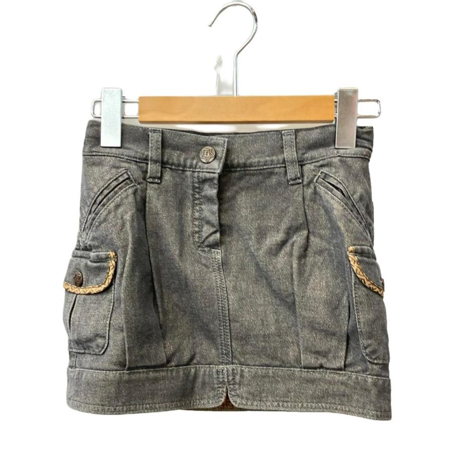 フェンディ デニムスカート キッズ SIZE 6A (110cm) FENDI 中古  