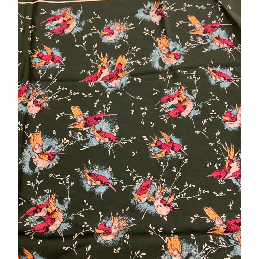 グッチ スカーフ シルク100% 鳥柄 レディース GUCCI 中古 : Rehello by