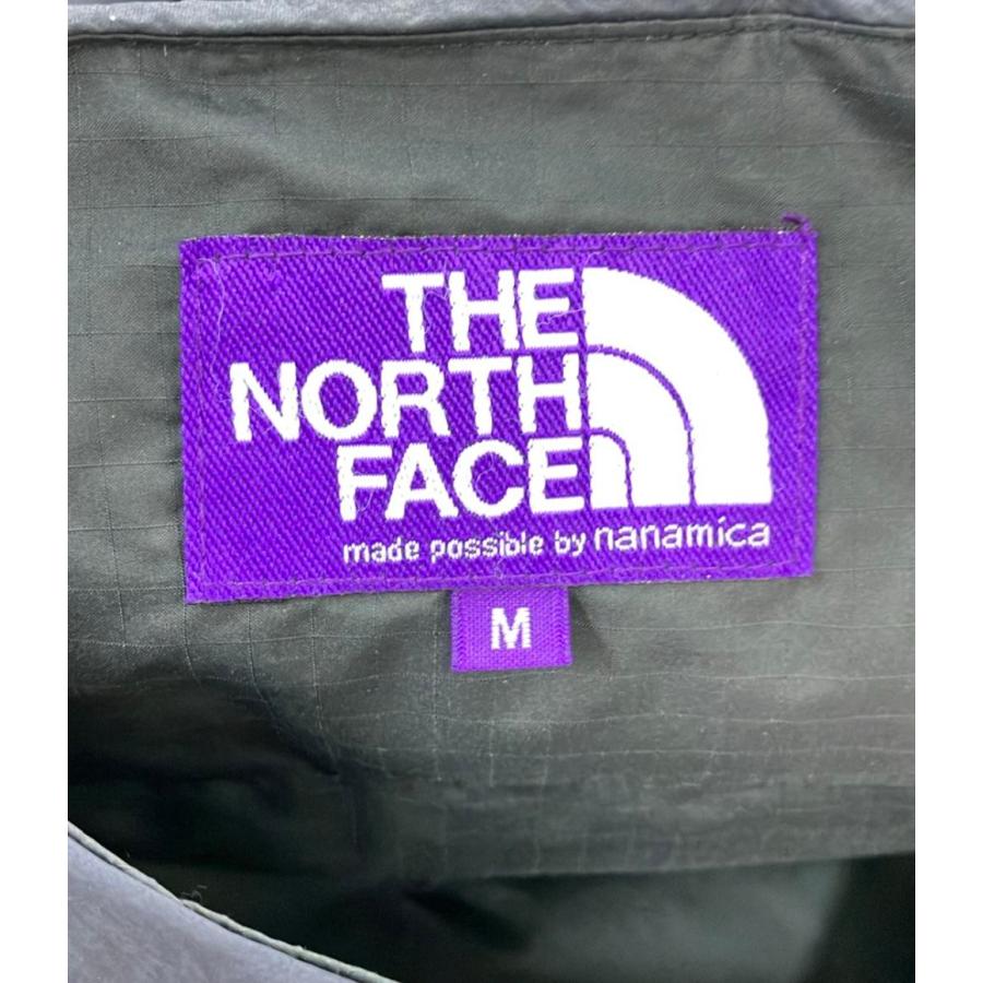 ザノースフェイスパープルレーベル ワンポイントノーカラーナイロン