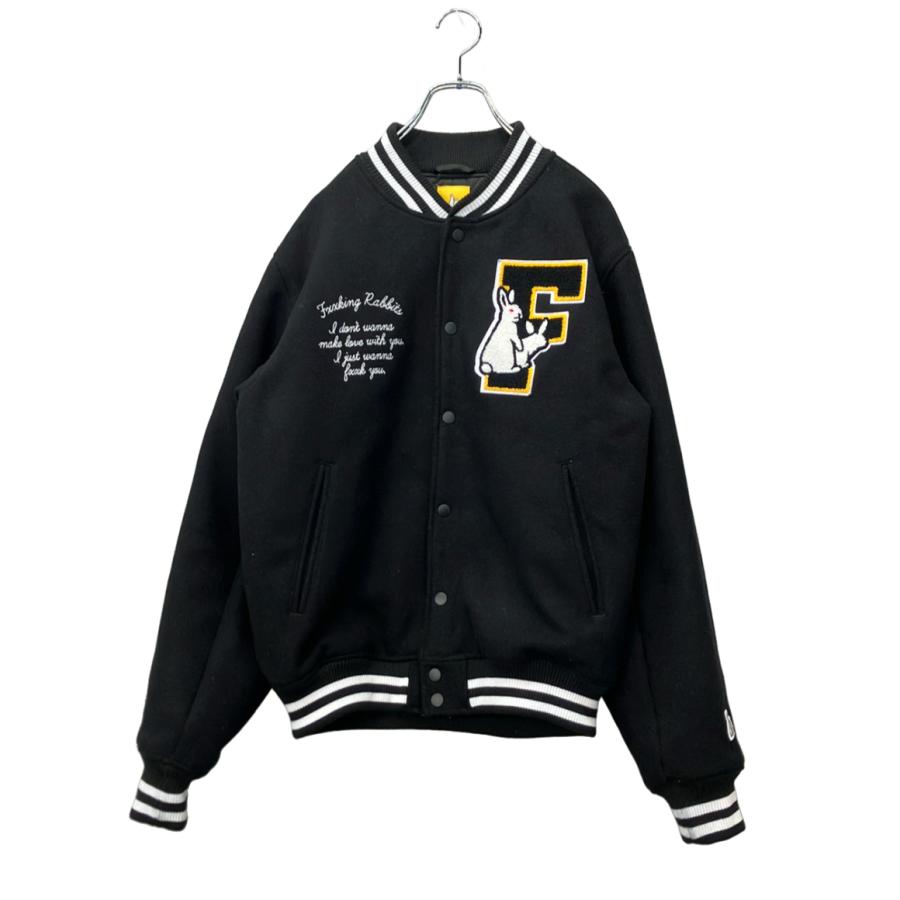 FR2 スタジャン エフアールツー スタジャン スナップボタン Rabbits Emblem Varsity