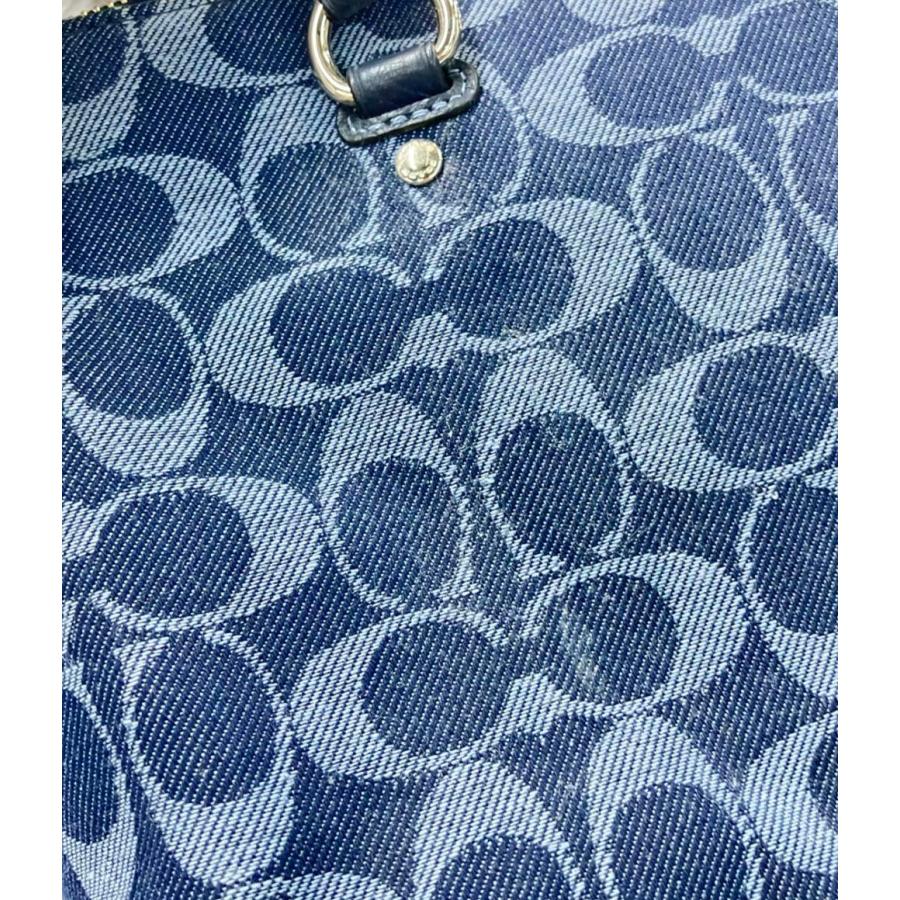 コーチ 2way デニムハンドバッグ ミニショルダーバッグ 斜め掛け
