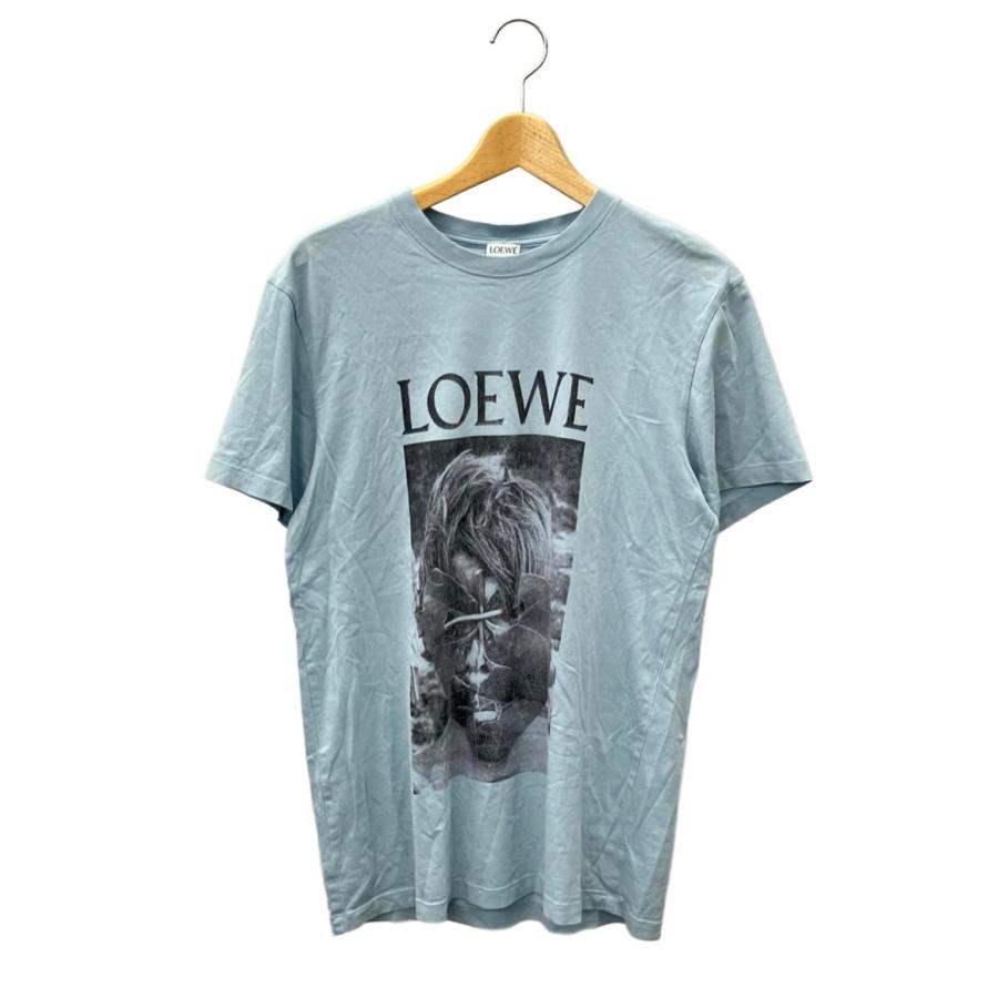 LOEWE ロエベ　メンズ キーヘイマン 半袖Tシャツ カットソー LOEWE - ロエベ 22AW H526Y22XBC アナグラム刺繍ポケットTシャツ