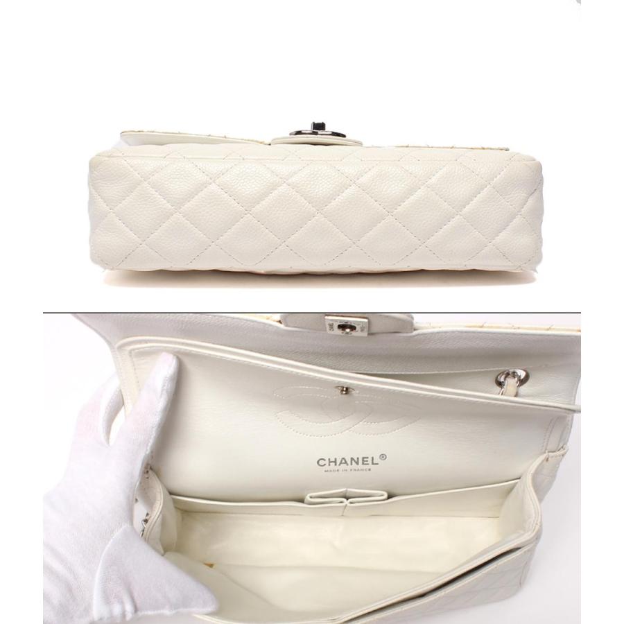 シャネル ショルダーバッグ 肩掛け ダブルフラップ ダブルチェーン