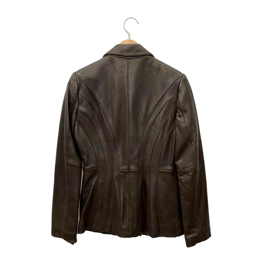 美品 ジョーンズニューヨーク レザージャケット レディース SIZE S (S