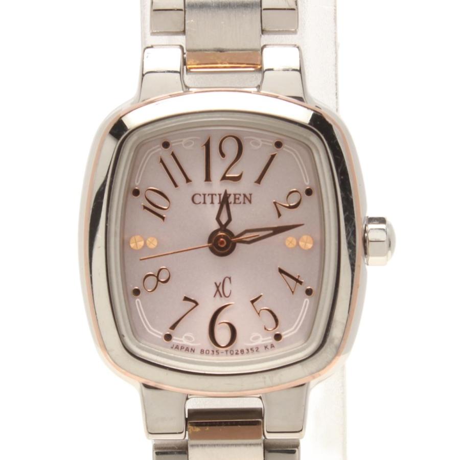 CITIZEN(シチズン) 腕時計美品  XC(クロスシー) B035-T025072 レディース ライトピンク シチズン 腕時計 クロスシ― xC ソーラー ピンク B035-T018645