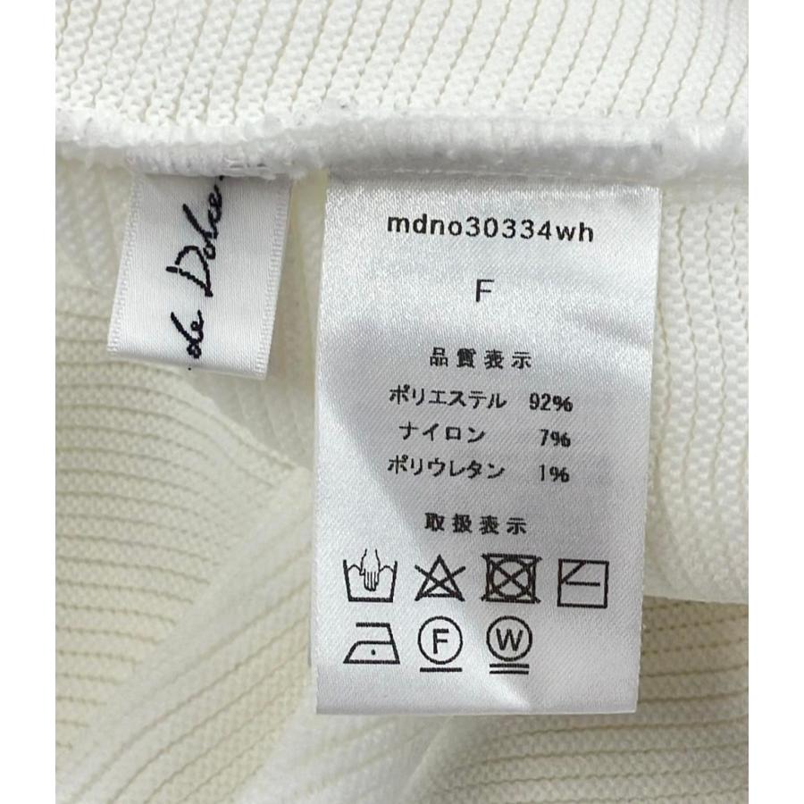 メゾンドドルチェ 半袖ニットワンピース レディース SIZE F (M) maison
