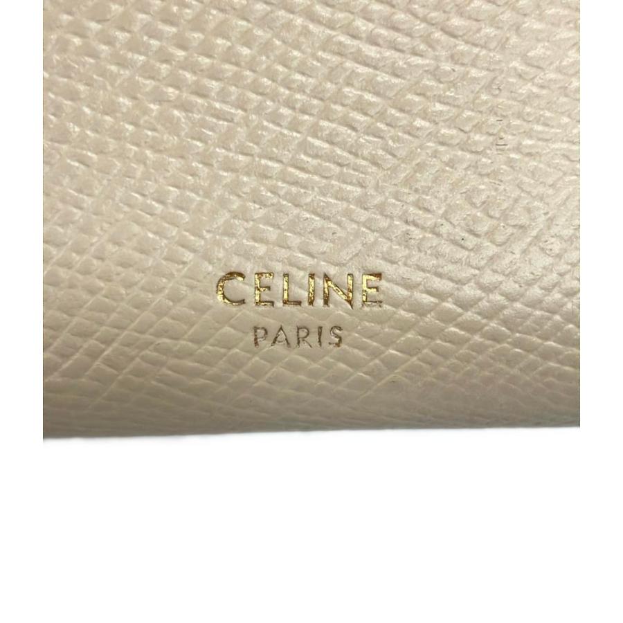 CELINE 長財布 CELINE セリーヌ 長財布 ラージ ジップドウォレット カーフ