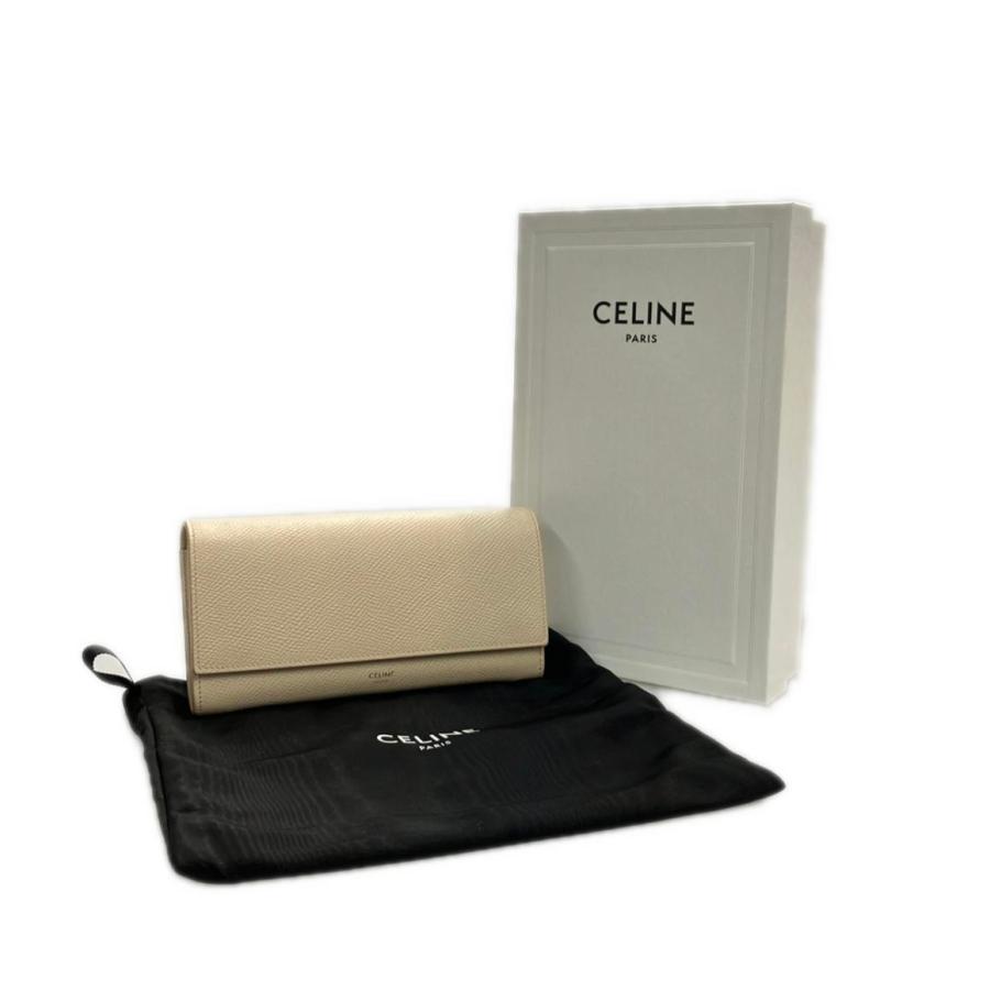 【プロフ必読】セリーヌ　長財布 CELINE】セリーヌ トリオンフ 長財布 レディース カーフスキン
