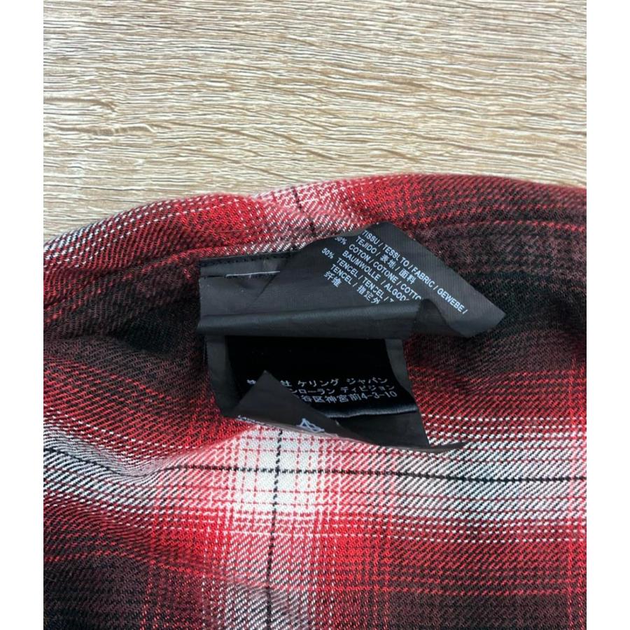 サンローラン 15AW レギュラーカラーチェックシャツ 398063 メンズ