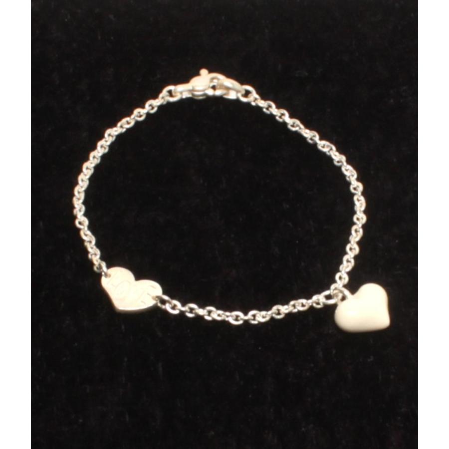 スタージュエリー ブレスレット SV925 ハートモチーフ LOVE レディース STAR JEWELRY 中古 | 