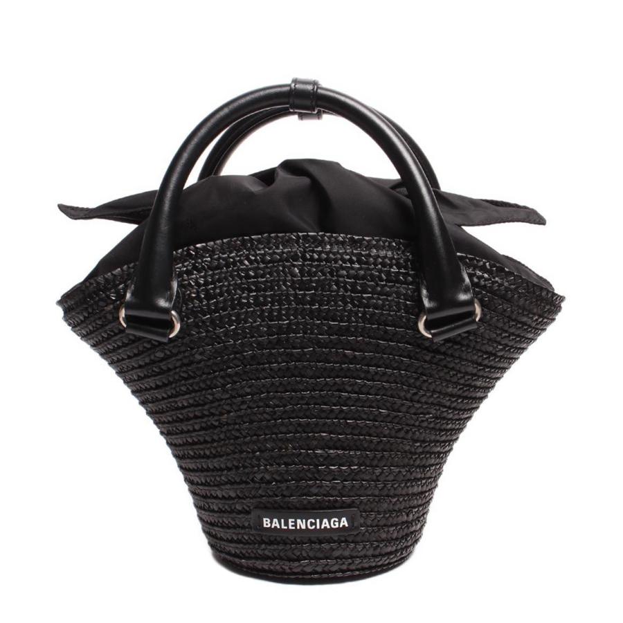 バレンシアガ 2wayカゴバッグ ビーチバッグ シルバー金具 Beach Bag