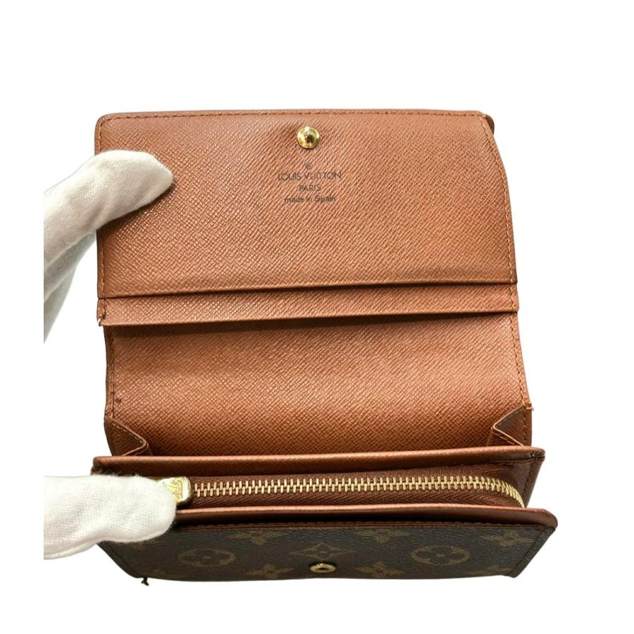 訳あり ルイ・ヴィトン 二つ折り財布 ポルトモネ ビエ トレゾール