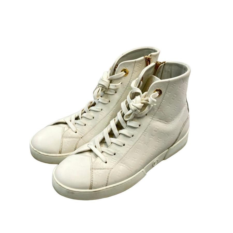 ルイ・ヴィトン ハイカットスニーカー サイドジップ モノグラム