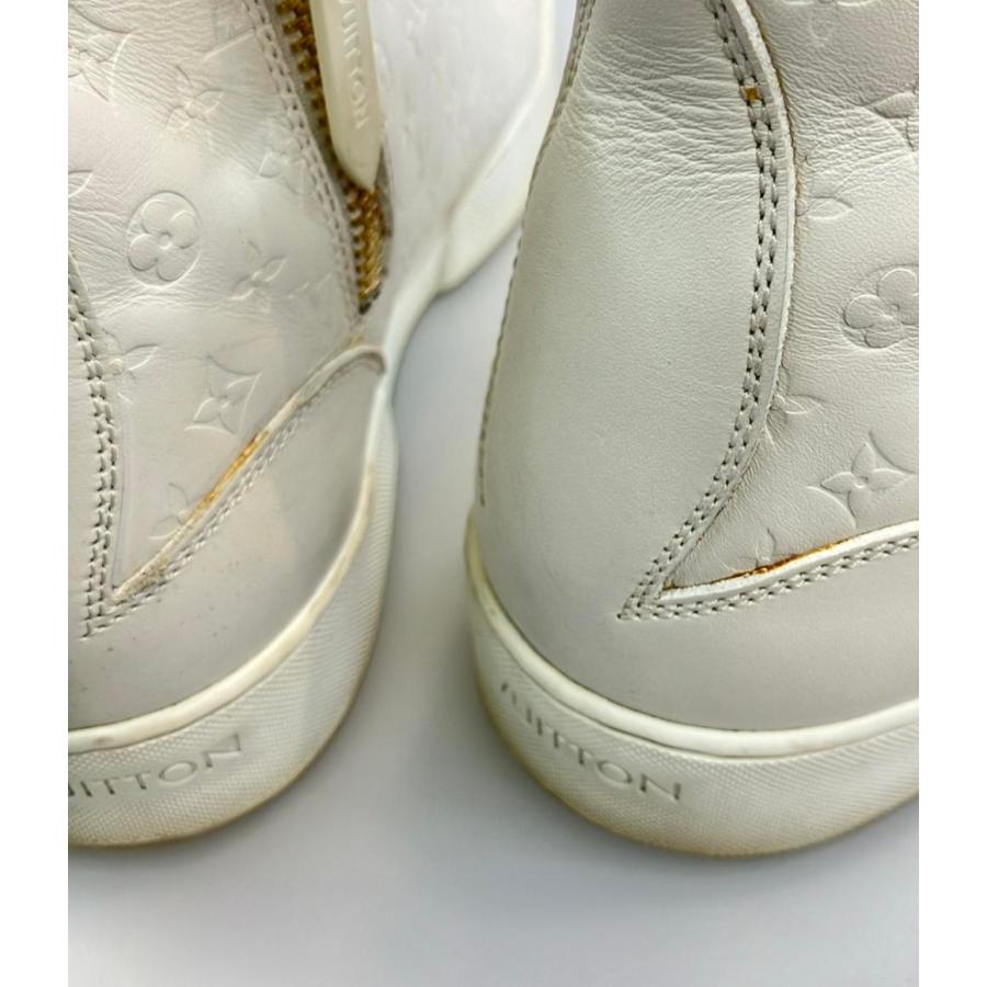 最終値下ルイヴィトンサークルロゴ本革サイドジップ ハイカット