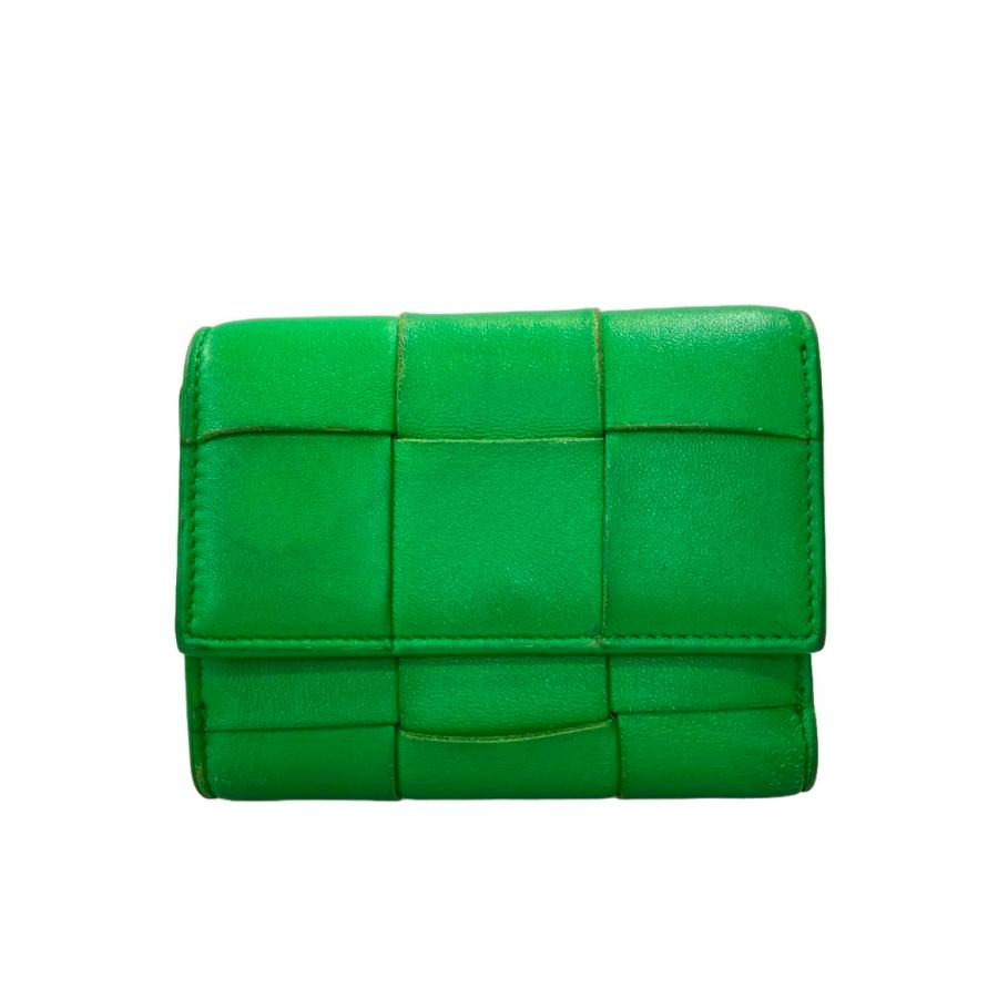 ボッテガヴェネタ 三つ折り財布 マキシイントレチャート レディース