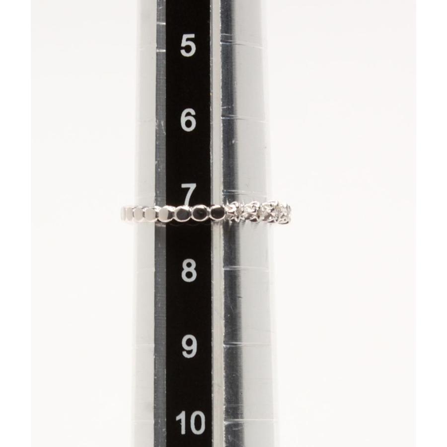 美品 スタージュエリー リング 指輪 K10 ダイヤ 0.03ct レディース