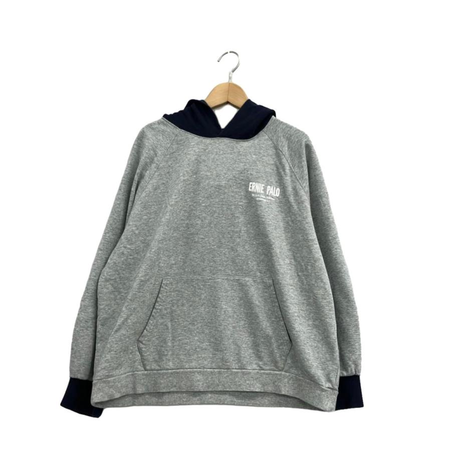 Ernie Palo グレー フード付きパーカー S Ernie Palo グレー フード付きパーカー S レディース Ernie Palo パーカー