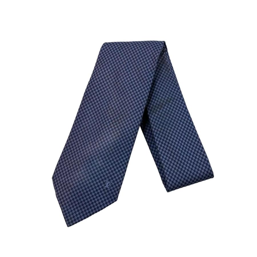 LOUIS VUITTON 100%シルクネクタイ ルイ・ヴィトン LOUIS VUITTON シルクネクタイ レッド シルク