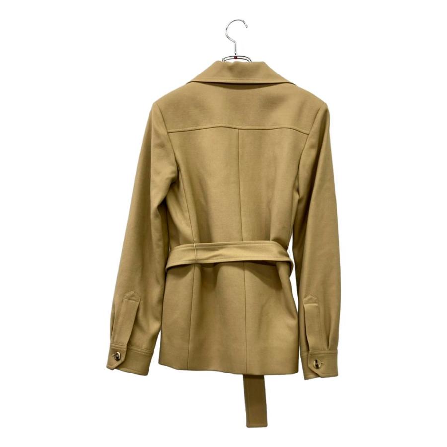 美品 サンローラン ウールツイルシャツジャケット ベルト付き 20AW