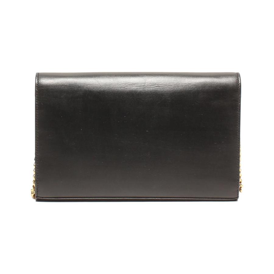 美品✨イヴ サンローラン 2way ショルダーバッグ クラッチ チェーン こげ茶 ウィメンズ ショルダーバッグ | サンローラン | YSL