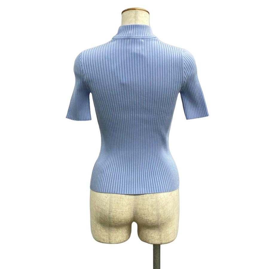 美品 クレージュ 半袖リブニット レディース SIZE S (S