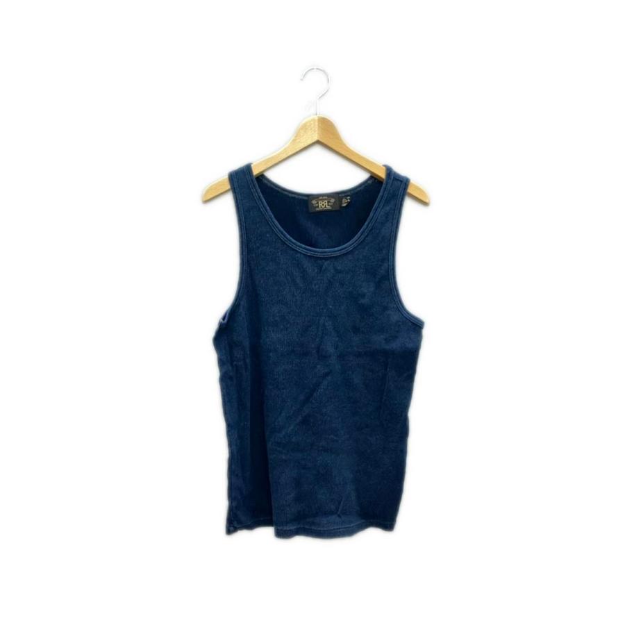 【希少】RRL ラルフローレン タンクトップ ネイビー Lサイズ 希少】RRL ラルフローレン タンクトップ ネイビー Lサイズ
