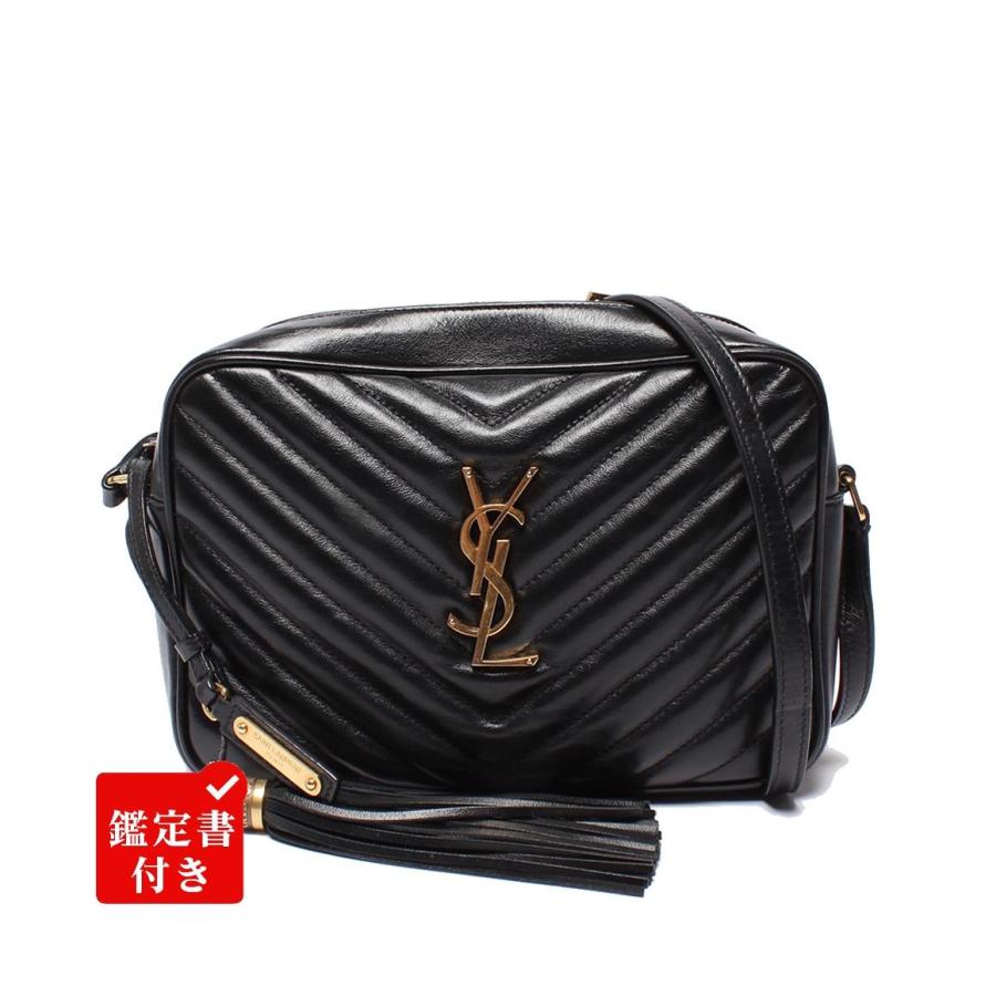 サンローランパリ ショルダーバッグ 斜め掛け Vステッチ ルー カメラ