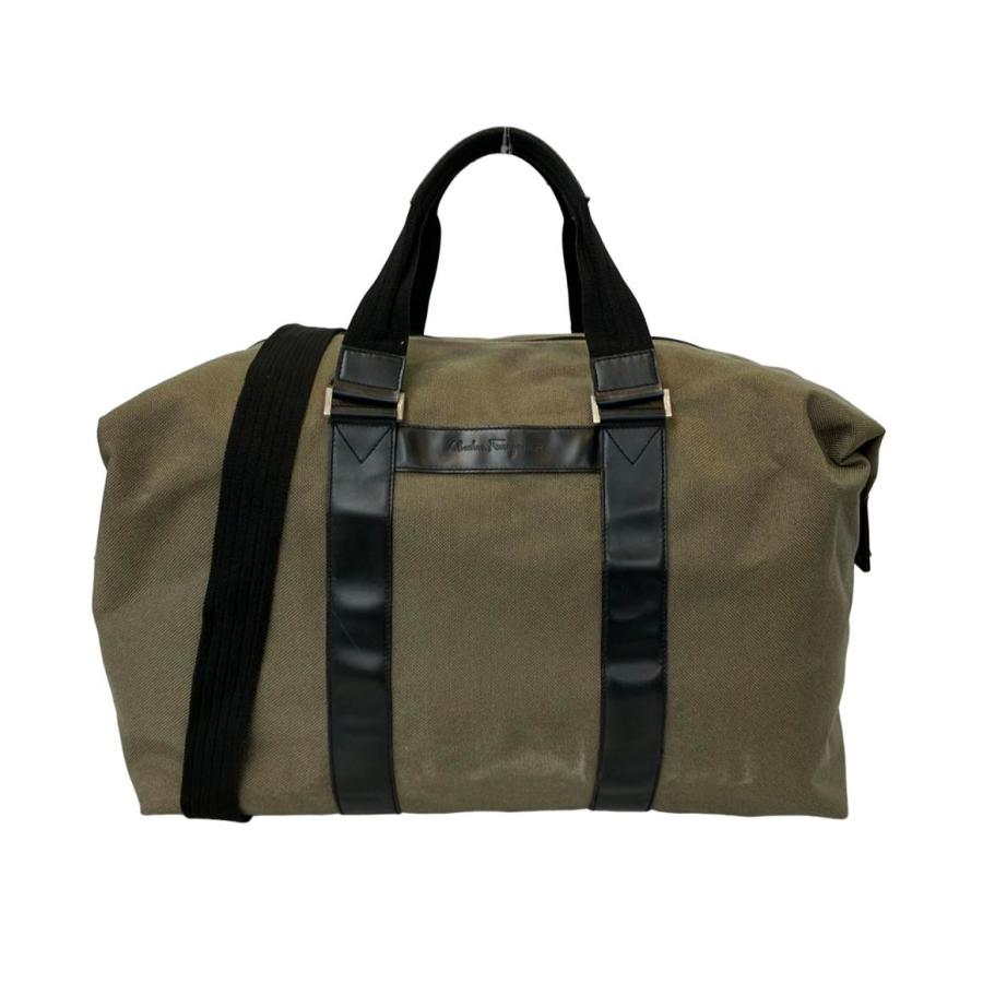 サルヴァトーレフェラガモ 2WAY ボストンバッグ ショルダーバッグ 斜め