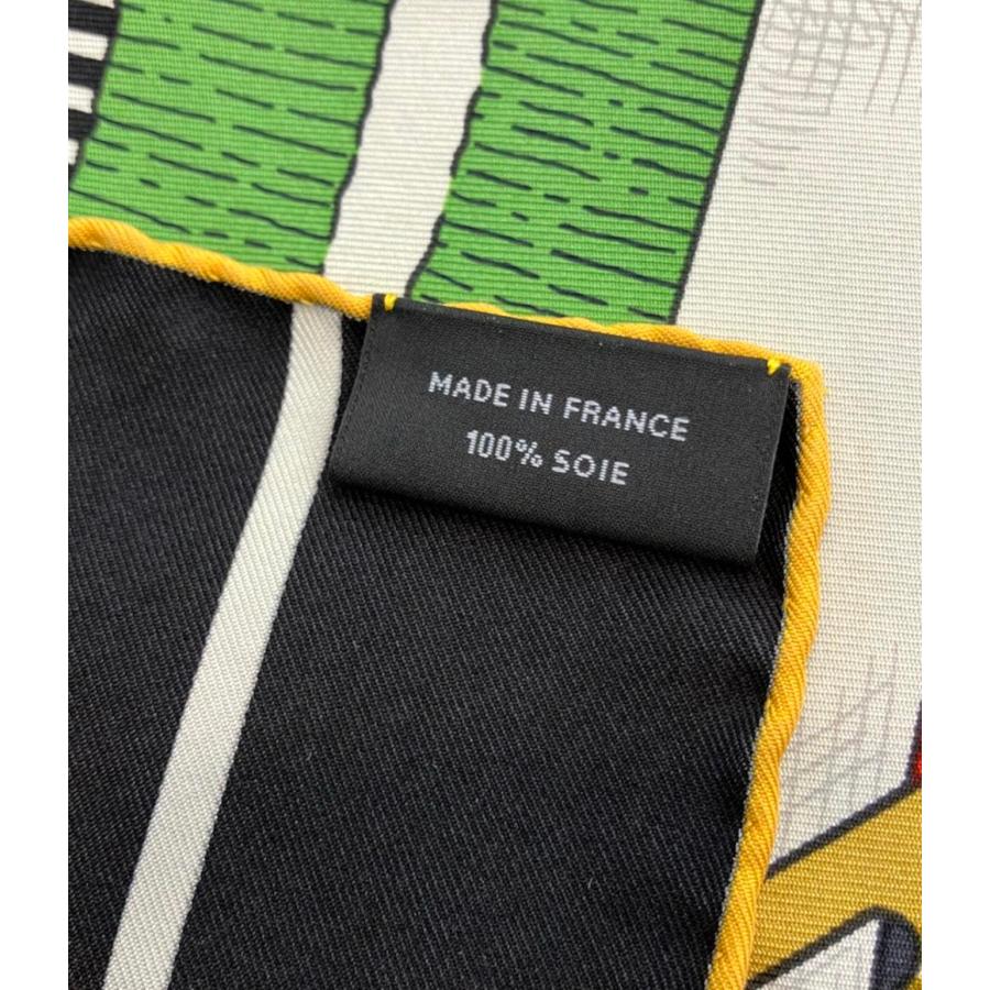 美品 エルメス スカーフ カレ90 シルク100% 馬銜 Mors a Jouets