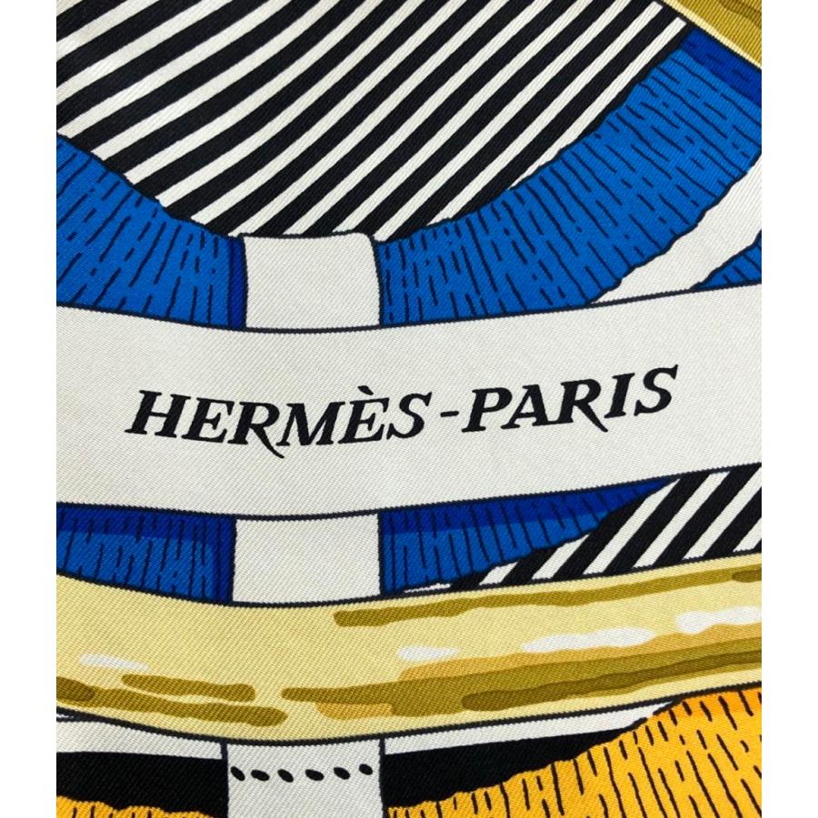 エルメス カレ 90 シルク100 ブランドレンタルのBrandCity / エルメス カレ90 スカーフ 馬車 シルク100%