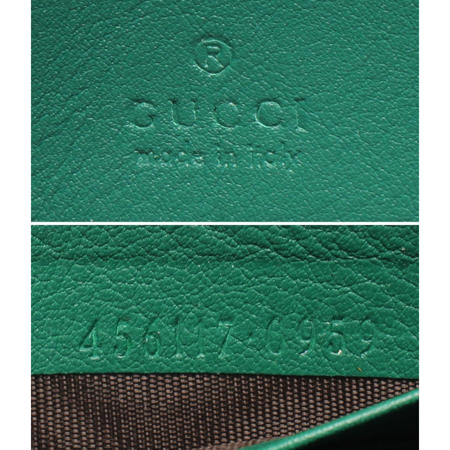 グッチ ラウンドファスナー長財布 456117 0959 レディース GUCCI 中古