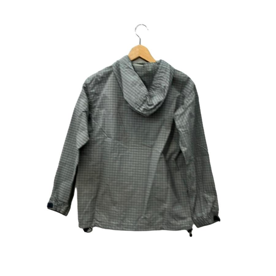 エーグル ナイロンジャケット チェック柄 フード付き メンズ SIZE XS