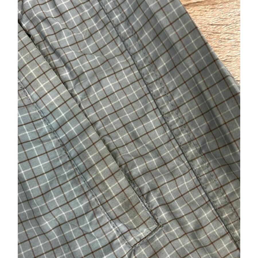 エーグル ナイロンジャケット チェック柄 フード付き メンズ SIZE XS 