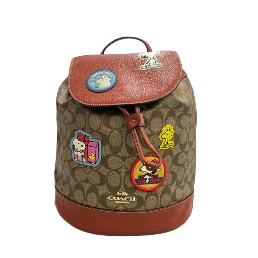 極美品☆COACHコーチ リュック バックパック シグネチャー ブラウンレザー 極美品☆COACHコーチ リュック バックパック シグネチャー ブラウン