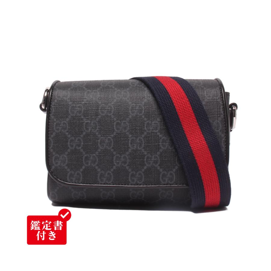 美品 グッチ ショルダーバッグ 斜め掛け GGスプリーム 791741 1147