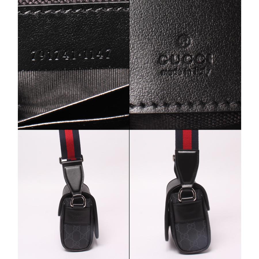 美品 グッチ ショルダーバッグ 斜め掛け GGスプリーム 791741 1147