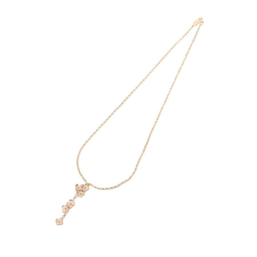 美品 キラベラ K14 ネックレス フラワーモチーフ レディース KIRA