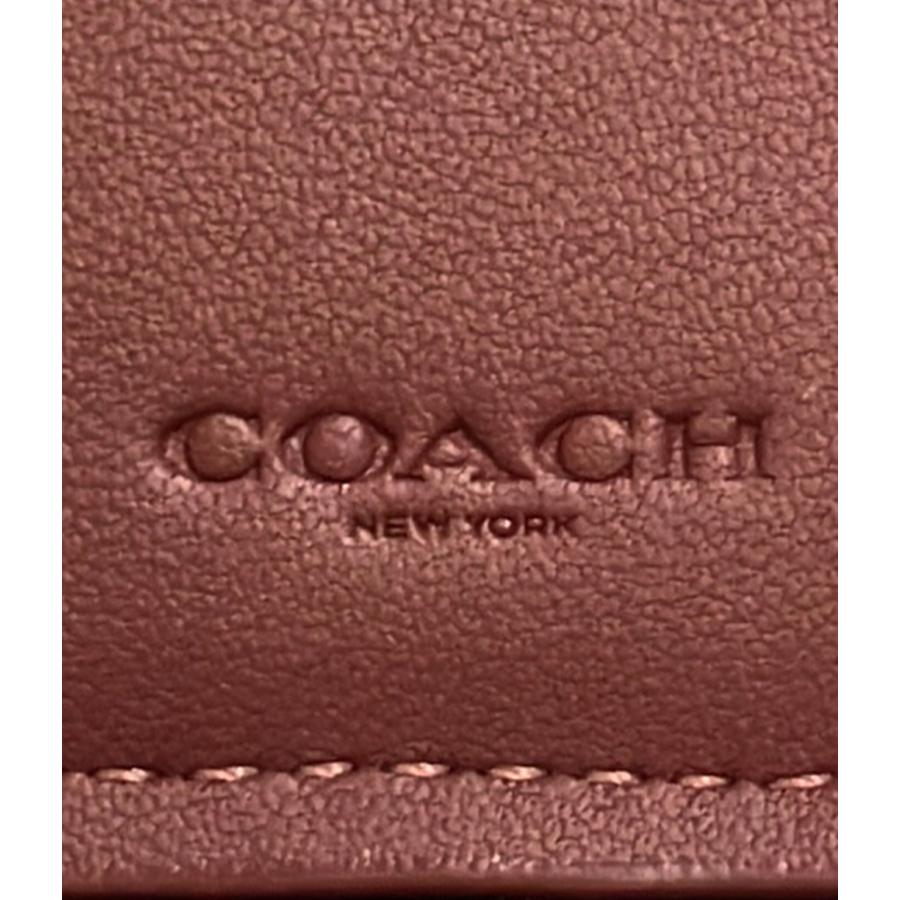 美品 コーチ 二つ折り財布 シグネチャー レディース COACH 中古