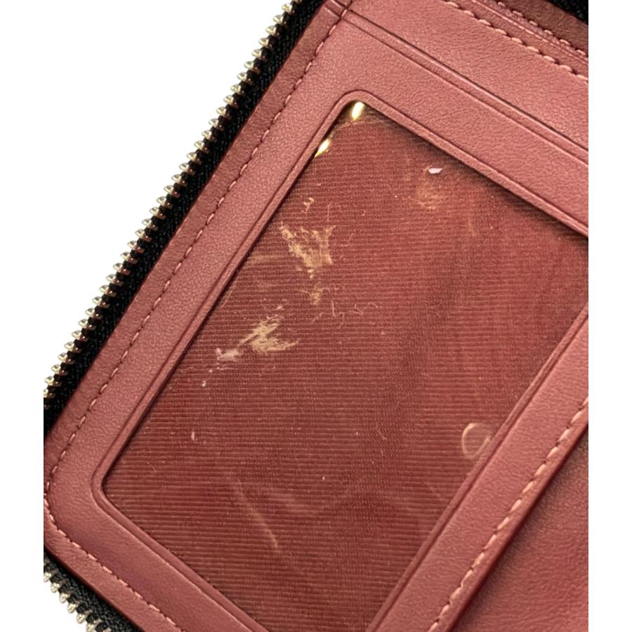 美品 コーチ 二つ折り財布 シグネチャー レディース COACH 中古
