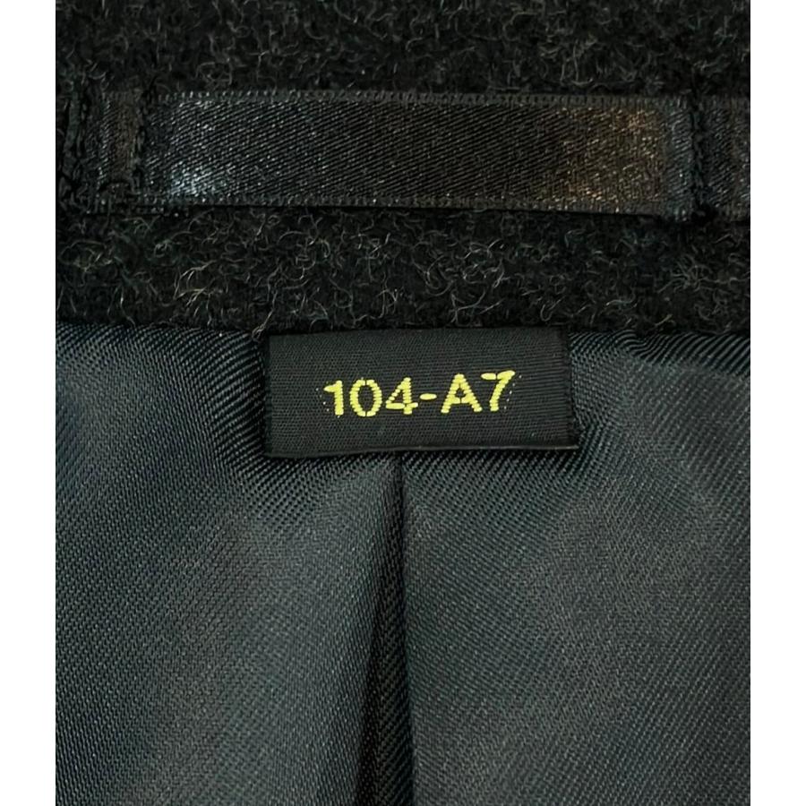 【レア物】45rpm 100%ウールコート　ヴィンテージ　日本製 セール】 【日本製】カッティングスリーブステンカラーコート