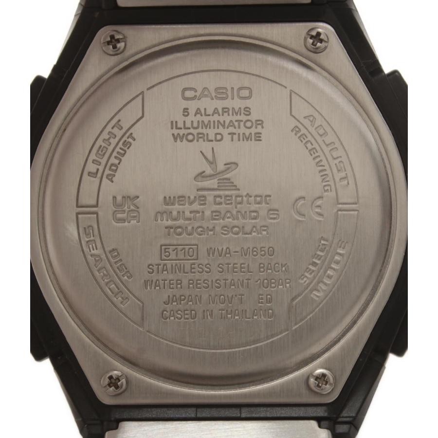 美品 カシオ 腕時計 マルチバンド6 ウェーブセプター ソーラー WVA
