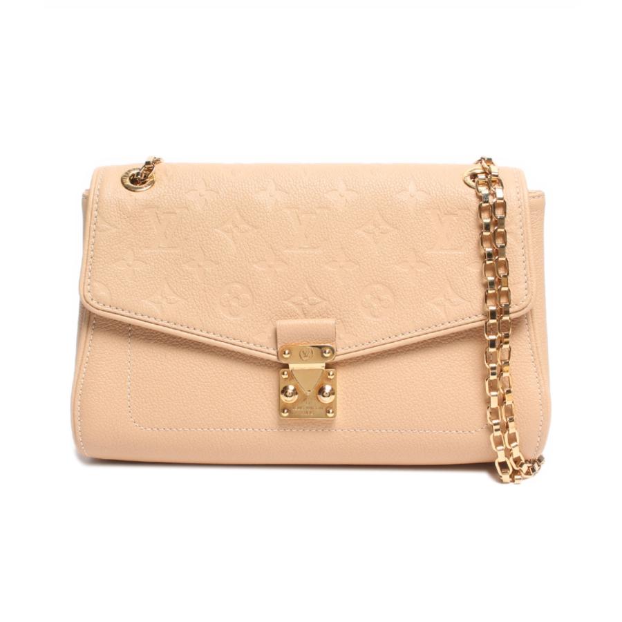 ルイヴィトン チェーンレザーショルダーバック ゴールド金具